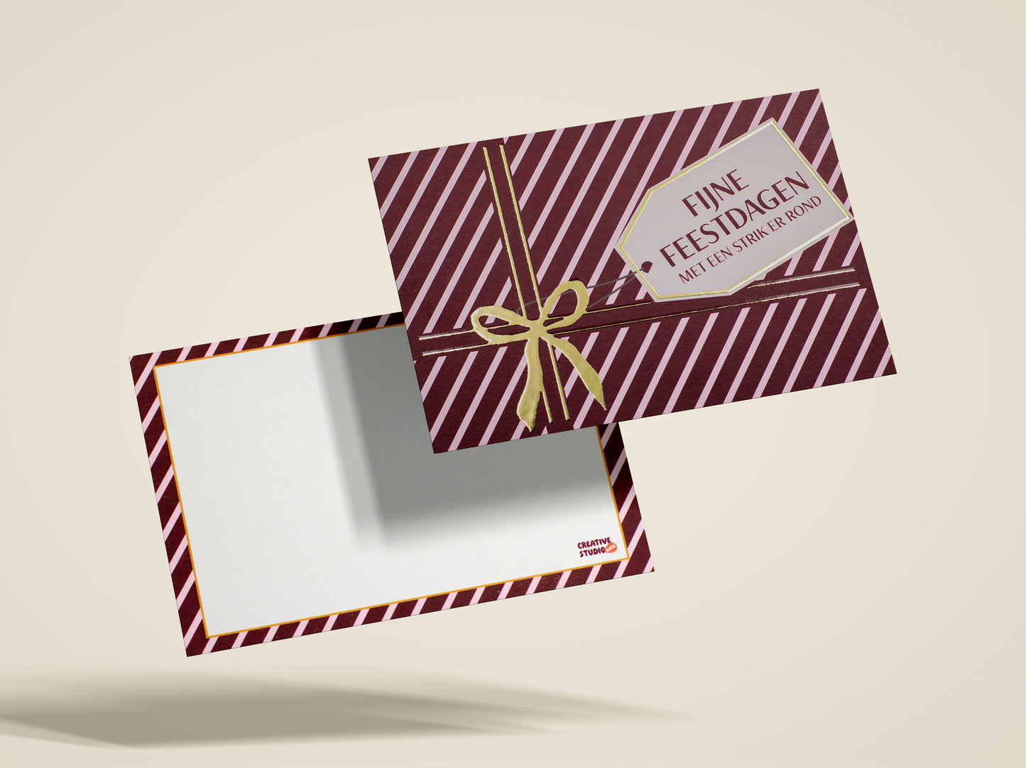 Kerstkaartjes set 5st