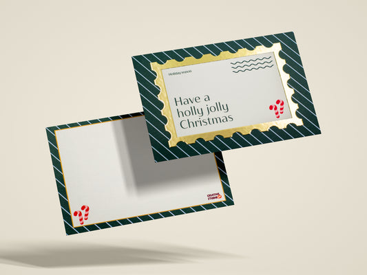 Kerstkaart postzegel