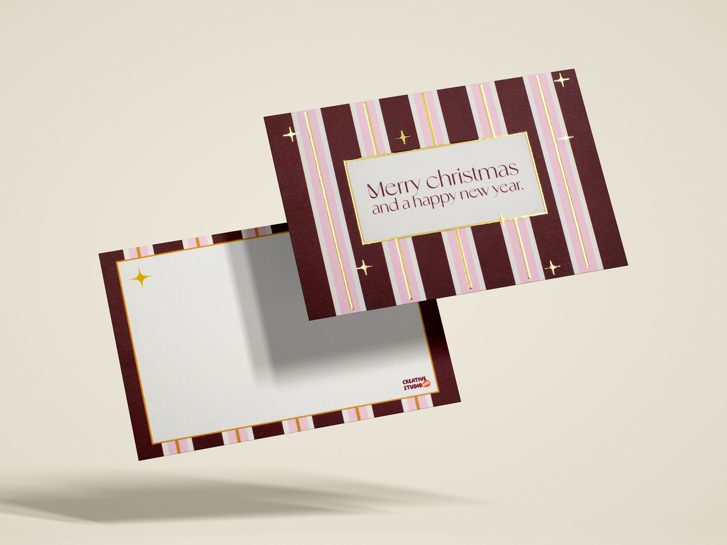 Kerstkaartjes set 5st