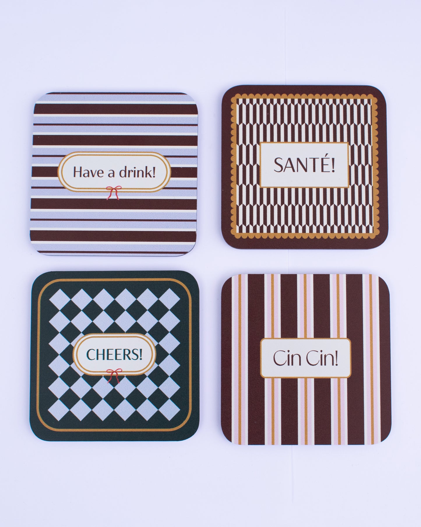 Onderzetters set 4 stuks