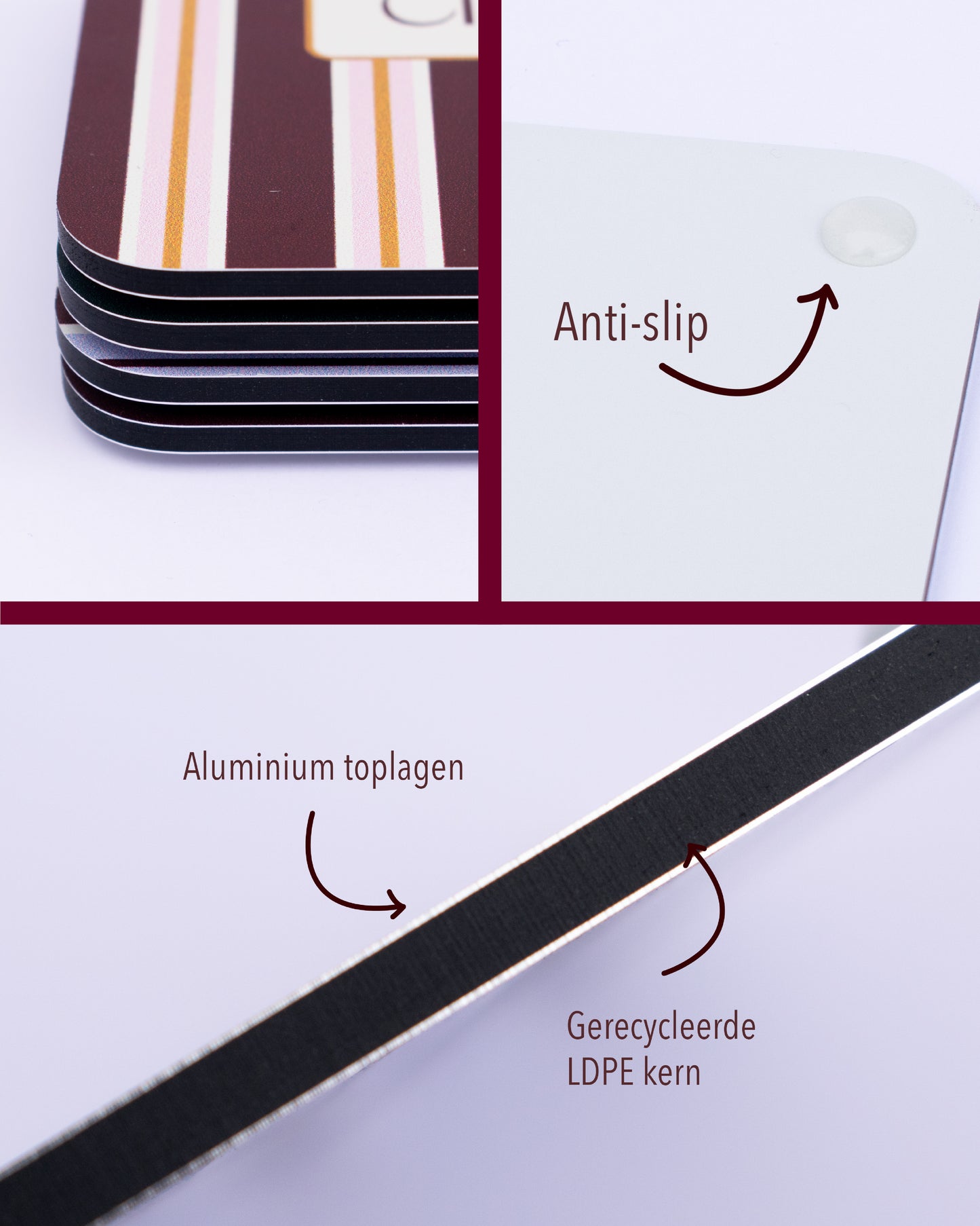 Onderzetters set 4 stuks