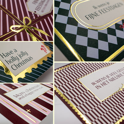 Kerstkaartjes set 5st